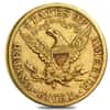 $5 Gold Half Eagle Liberty Head - Ex Jewelry (Random Year)