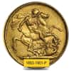 1893-1901-P Australia Gold Sovereign Victoria Veil Head Avg Circ