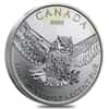 2015 1 oz Silver Canadian Great Horned Owl - Birds of Prey Series (Milk Spots, Damaged)