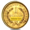 $1 Gold Liberty Head Type 1 - Almost Uncirculated AU (Random Year)