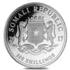 2017 Somalia 1 oz Silver African Elephant .9999 Fine Coin BU