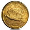 $20 Gold Double Eagle Saint Gaudens - Polished or Cleaned (Random Year)
