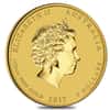 2017 1/20 oz Gold Lunar Year of The Rooster BU Australia Perth Mint (In Capsule)