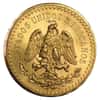 1943 50 Pesos Mexican Gold Coin AU/BU