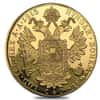 1915 Austrian 4 Ducat Gold Restrike AU/BU