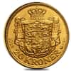 1914 20 Kroner Danish Gold Coin