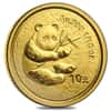 2000 1/10 oz Gold China Panda 10 Yuan Coin Uncirculated (In Assay)