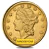 $20 Gold Double Eagle Liberty Head - Polished or Cleaned (Random Year)