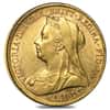 1893-1901-M Australia Gold Sovereign Victoria Veil Head Avg Circ