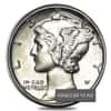 $5 Face Value Mercury Dimes 90% Silver 50-Coin Roll BU