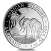 2017 Somalia 1 oz Silver African Elephant .9999 Fine Coin BU