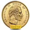 1873-1900 Denmark Gold 20 Kroner Christian IX AU
