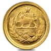 1/4 Pahlavi Gold Coin Scruffy .0589 oz AGW (Random Year)