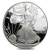 2002-W 1 oz Proof Silver American Eagle (w/Box & COA)