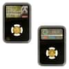 2018 1.83 oz Chinese Gold Panda 5-Coin Set NGC MS 70 FDOI (Retro, Cheng Chao Sign)