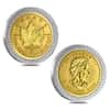 2004 Canada 1.94 oz Gold / Silver Maple Leaf 25th Ann. Bi-Metallic 6-Coin Set .9999 Fine (In Cap)