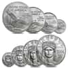 2004 Platinum American Eagle (Statue of Liberty) - 4 coin year set 