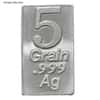5 Grain Generic Silver Bar .999 Fine