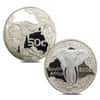 1996 1/4 oz Gold South Africa Natura Elephant and 2002 Silver Elephant Proof 5-coin Set (w/Box & COA)