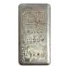 5.95 oz AgNON Vintage Poured Silver Bar .999+ Fine