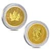 2004 Canada 1.94 oz Gold / Silver Maple Leaf 25th Ann. Bi-Metallic 6-Coin Set .9999 Fine (In Cap)