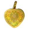 5 gram Argor Heraeus ARY Rainbow Heart Hologram Gold Pendant .9999 Fine (Scruffy)