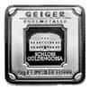 NO ASSAY - 5 Gram Geiger Original Square Silver Bar .999 Fine