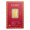 5 Gram PAMP Suisse Diwali Lakshmi & Sacred Cow Gold Bar .9999 Fine (in Assay)
