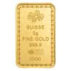 5 Gram PAMP Suisse Diwali Lakshmi & Sacred Cow Gold Bar .9999 Fine (in Assay)