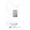 5 Gram PAMP Suisse Lady Fortuna Platinum Bar .9995 Fine (in Assay)