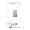 5 Gram Platinum Bar PAMP Suisse Rosa .9995 Fine (In Assay)