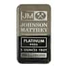 5 oz Johnson Matthey (JM) Vintage Platinum Bar .9995 Fine