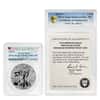 2019-S 1 oz Enhanced Reverse Proof Silver American Eagle PCGS PF 70 FDOI COA #00111