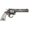2023 Chad 2 oz Silver Revolver Gun Shaped Antiqued High Relief Coin .999 Fine (w/Box)