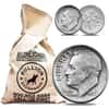 $100 Face Value Bag - 1000 Coins - 90% Silver Roosevelt Dimes 10c (Circulated)