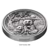 2017 8 oz Silver Panda Fiji $5 Coin .999 Fine In Cap Serial#888 High Relief (w/Box&COA)