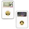 2017 1.83 oz Chinese Gold Panda 5-Coin Set NGC MS 70 FDOI