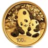 2024 8 gram Chinese Gold Panda 100 Yuan BU (Sealed)
