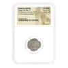 98-117 AD Roman Empire Trajan AR Denarius Silver Coin NGC Ch XF*
