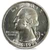 $10 Face Value 1976 Bicentennial Washington Quarter 40% Silver 40-Coin Roll (Avg Circ)