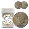 $10 Face Value Kennedy Half Dollars 90% Silver 20-Coin Roll (Random Year, Impaired Proof)