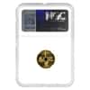 (1999) Chinese 1/10 oz Swift Horse Gold Medal NGC PF 68 UCAM