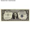 $1 Silver Certificate Currency Note AU/CU (Random Year)