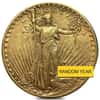 $20 Gold Double Eagle Saint Gaudens - Very Fine VF (Random Year)