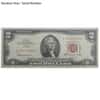 $2 Bill Legal Tender Currency Note Red Seal AU/CU (Random Year)