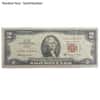 $2 Bill Legal Tender Currency Star Note Red Seal Avg Circ (Random Year)