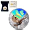 2019 2 oz Silver Canada Great Horned Owls - Majestic Birds in Motion Hologram Coin (w/Box & COA)