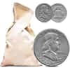 $500 Face Value Bag - 1000 Coins - 90% Silver Franklin Half Dollars 50c (Circulated)