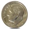 $5 Face Value Roosevelt Dimes 90% Silver 50-Coin Roll (Random Year, Impaired Proof)