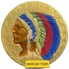 $5 Gold Half Eagle Indian Head - Ex Jewelry Colorized Enamel (Random Year)
